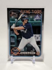 2024 Topps Pro Debut Max Anderson PD-173 Prospects | Detroit Tigers
