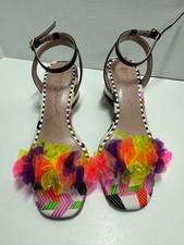 Betsey Johnson Women's Kove Heeled Sandal Ankle Strap Sz 6