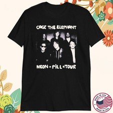 Vtg Cage The Elephant Group Photo T-shirt Size S to 5XL LL240