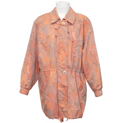 MicroTouch, Jacke, Damen, Größe: M, Orange/Mehrfarbig, Polyester, Batik #3ZH