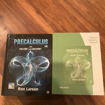 Pre Calculus With Student Solution Manual Ron Larson