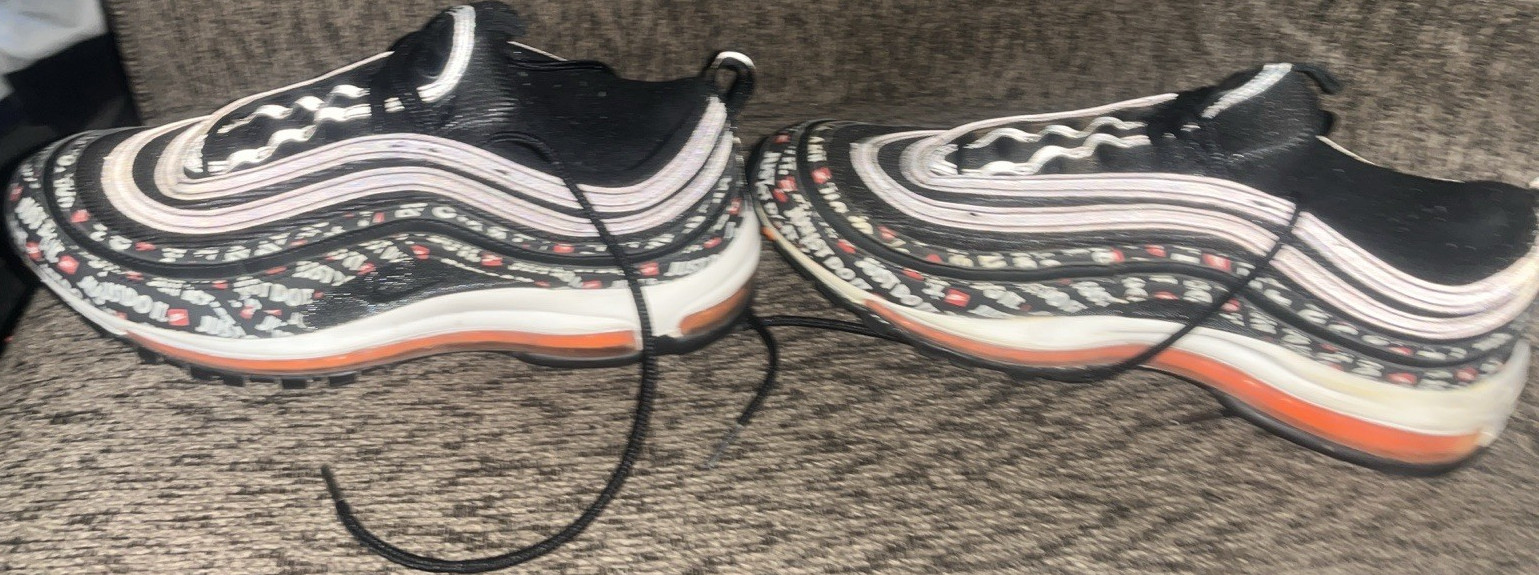 Nike Air Max 97 Just Do It Pack Black/White/Orange Low Top S
