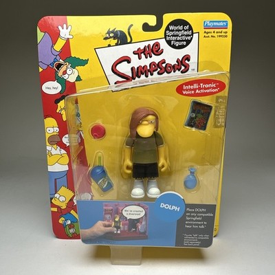 Playmates 2001 Simpsons DOLPH World of Springfield Interactive Figure, Series 7