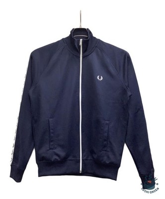 FRED PERRY Tapered Track Jacket Size: M Navy Men J4620/885/01980/425