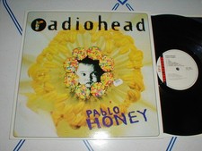 RADIOHEAD rare 1993 UK 1st Press "Pablo Honey" LP w Creep  inner sleeve VG 