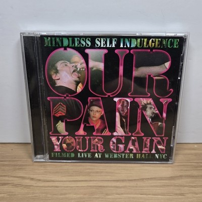 Mindless Self Indulgence Our Pain Your Gain DVD Filmed Live at Webster Hall NYC