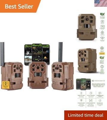 Edge Cellular Trail Camera with Unlimited Cloud Storage & Seamless Auto Connect