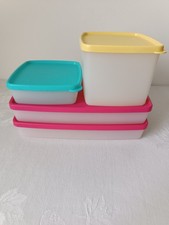 Tupperware Gefrierbehälter 2x 600 ml flach  1x 250 ml  1x 800 ml Retro RAR NEU