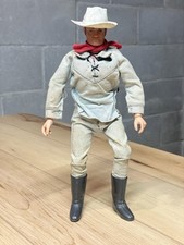 Vintage 1973 Gabriel The LONE RANGER 10" Action Figure Clothes Tight Posable