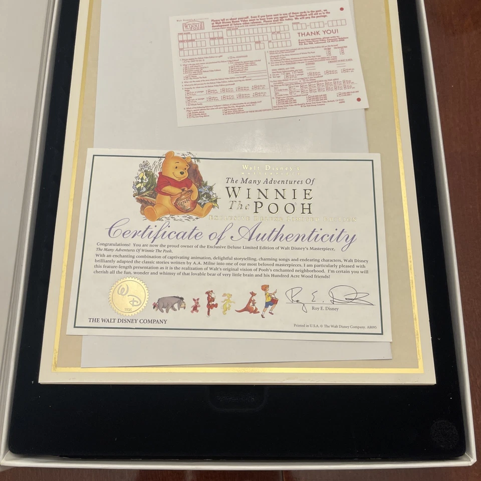 Disney The Many Adventures of Winnie the Pooh Masterpiece Deluxe VHS SEALED - Image 2 of 4