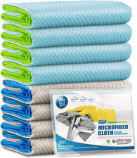 Microfiber Cleaning Cloth Lint Free Glass Cleaner Window Polishing Streak Free M