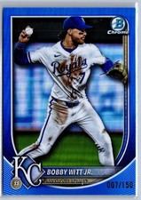 2025 Bowman Chrome #7 Bobby Witt Jr. Blue #/150