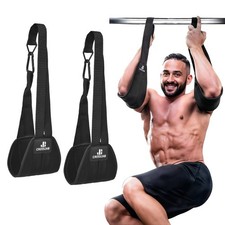 Premium Ab Straps for Pull Up Bar Arm Support Pads for Core Abs & Hanging Leg