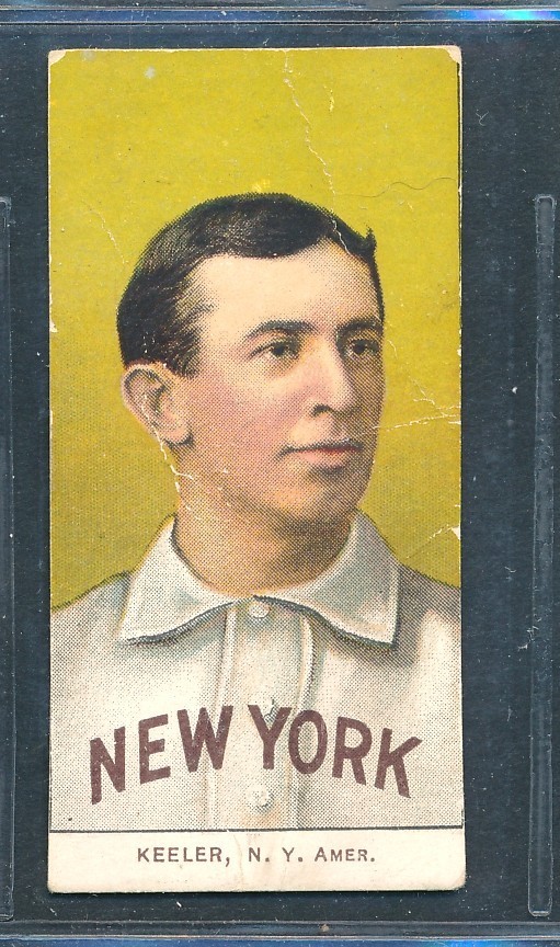 T206 Piedmont 150: WILLIE KEELER Portrait, New York Highlanders ~ POOR trimmed