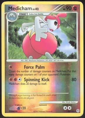 Medicham 32 Diamond & Pearl - Reverse Holo Pokemon LP (Rare)
