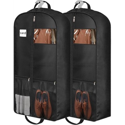43'' Heavy Duty Garment Bags for Travel 6.5'' Gusseted Suit Bags for Closet Sto...