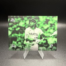 2025 Topps Black &amp; White - Oneil Cruz #036 Green /99