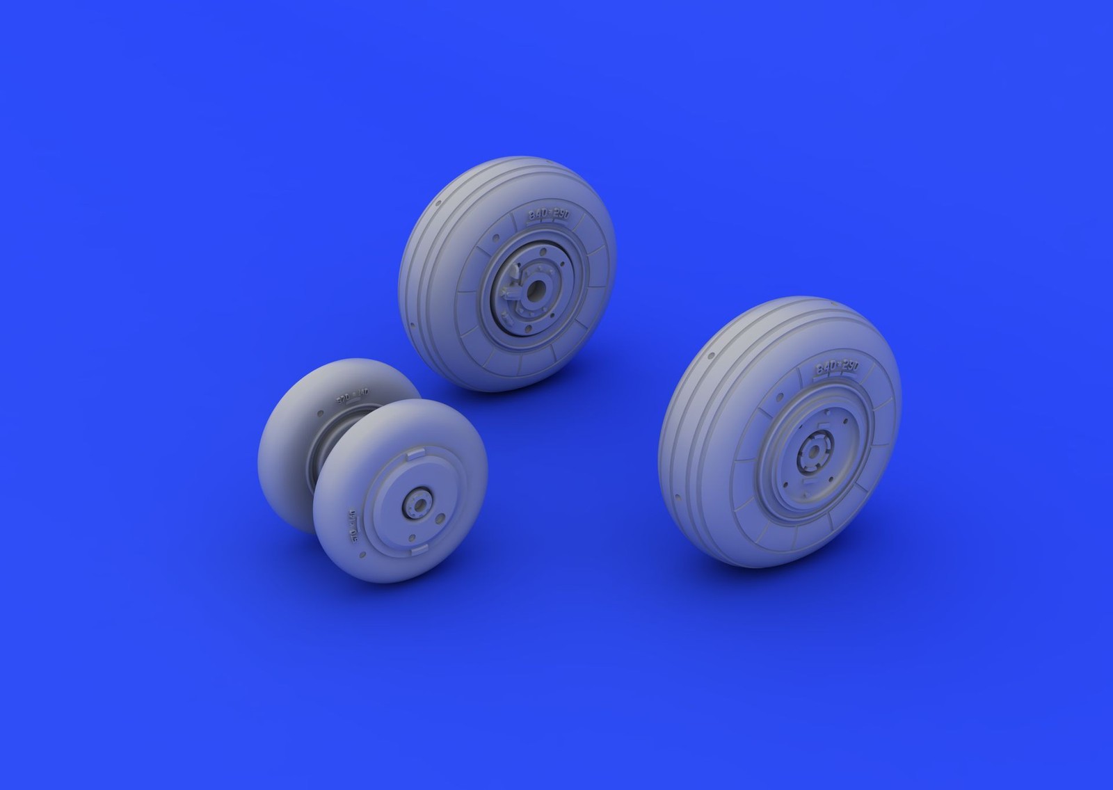 Eduard Accessories 672090 - 1:72 MiG-29 Wheels for Trumpeter - Resin Kit - N