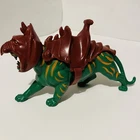 1981 MOTU He-Man Battle Cat w Saddle Helmet Belt Vintage Mattel Action Figure