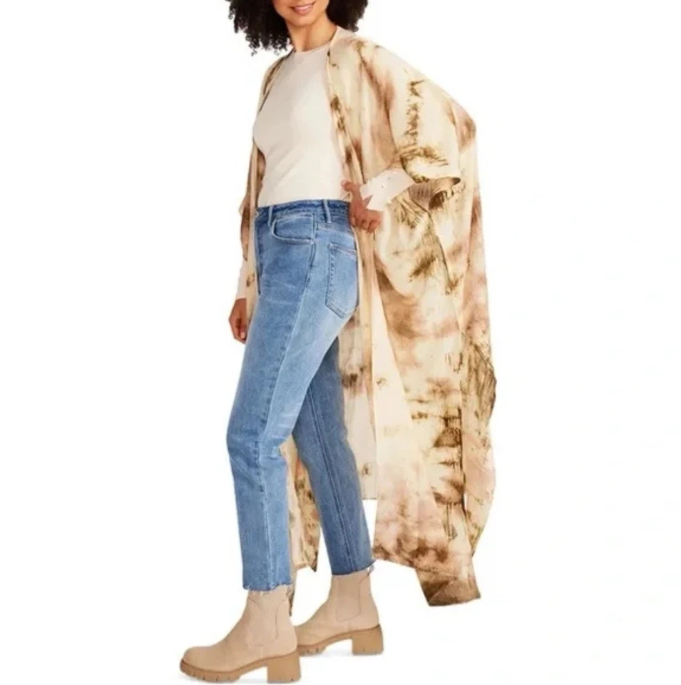 Кимоно Steve Madden Tie Dye Woven Duster - Изображение 2 из 4
