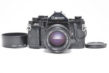 DDP US N.MNTI Canon A-1 35mm Film camera NFD 50mm f/1.4 Lens w/ DATA BACK A