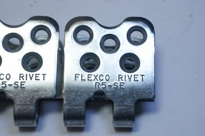 New Flexco Rivet R5-SE Scalloped Edge Hinged Fastener Strip 33-3/4