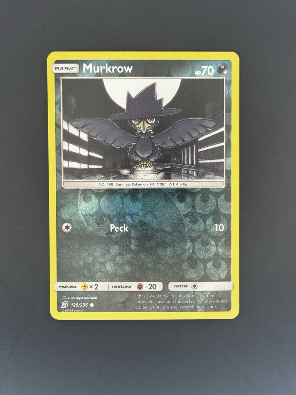 Murkrow - 129/236 - Unified Minds Reverse Holo Pokemon