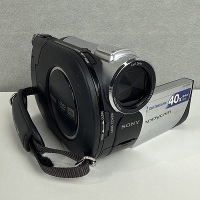 Sony Handycam DCR-DVD108 Mini DVD Camcorder NightShot 40x Zoom Not Tested AS IS