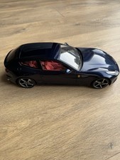 Hot Wheels Elite 1/18 Scale Ferrari FF Rare Model Car Metallic Blue Red Interior