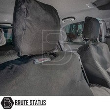 Isuzu D-Max 2021+ Double Cab (Inc. Tipper) Cotton-Backed PU Seat Covers