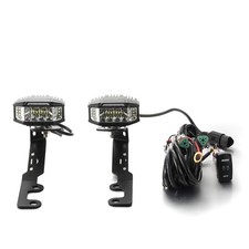 3.5 Strobe Led Ditch Light Kit Wamber Drlbracket For Toyota Tacoma 2024-2026 3.5 Strobe Led Ditch Light Kit Wamber Drlbracket For Toyota Tacoma 2024-2026