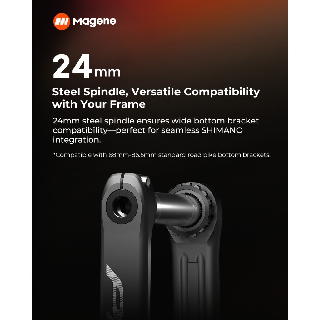 NEW Magene Power Meter PES P515 Dual Sided Cadence Pedal 165mm 53