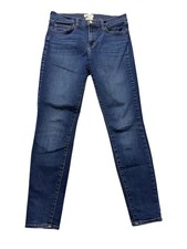 L'AGENCE Mid Rise Skinny Jeans Womens 28 Blue Medium Wash Denim Made In USA