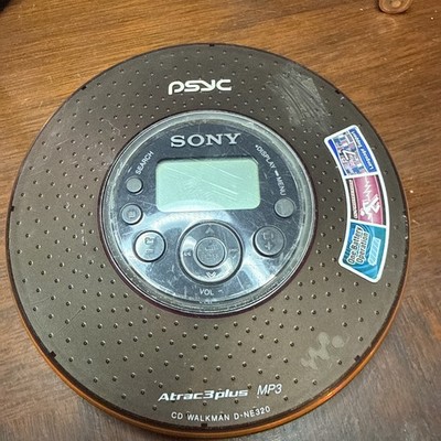 Sony PSYC MP3 Portable CD Player Walkman Purple D-NE320 Rough CD