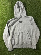 Nike Air Gray Pullover Hoodie Sweatshirt Size Small