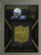 2015 Panini Black Gold NFL Seal of Approval 59/149 Melvin Gordon #SOA-38 s6i