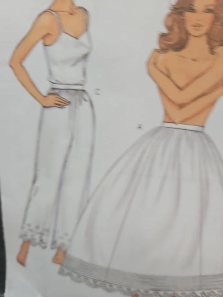 Uncut PATTERN for VICTORIAN UNDERWEAR OR CIVIL WAR UNDERWEAR Sizes 6-8-10 - Image 2 of 4