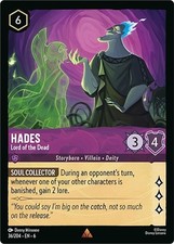 Disney Lorcana TCG - Azurite Sea - Hades - Lord of the Dead - Rare 36/204