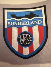 Sunderland AFC 7x7.5cm Premium Silicone Hybrid Iron on / Heat Applied Crest