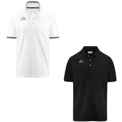 Kappa Herren Poloshirt Shirt 100% Baumwolle T-Shirt Kurzarm Casual Regular Fit