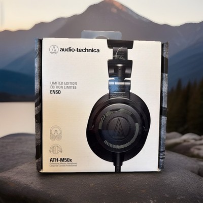 Audio-Technica ATH-M50x Professional Studio Monitor Headphones - ENSO Black 2025
