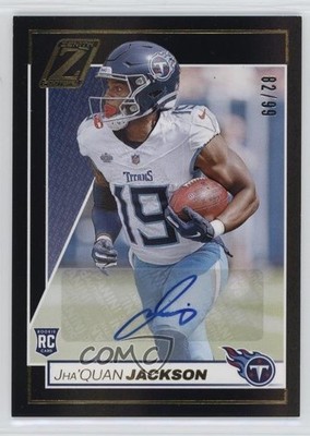 2024 Panini Zenith Rookies Red Zone 82/99 Jha'Quan Jackson Rookie Auto RC 15sx