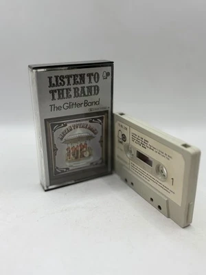 Glitter Band Listen To the Band Cassette Tape Album Paper Label Glam Rock 70s - Image 1 of 4