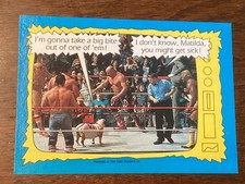 1987 WWE TOPPS NM-MT SET BREAK, #74 MATILDA DAVEY BOY SMITH CLEAN CENTERED SHARP