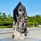 5.94LB Natural Sphalerite Crystal Cave Obelisk Quartz Crystal Energy Column — photo 6