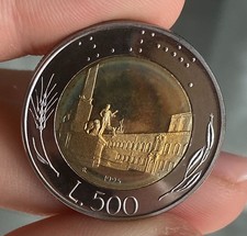 500 LIRE 1995 REPUBBLICA ITALIANA  PROOF FONDI A SPECCHIO