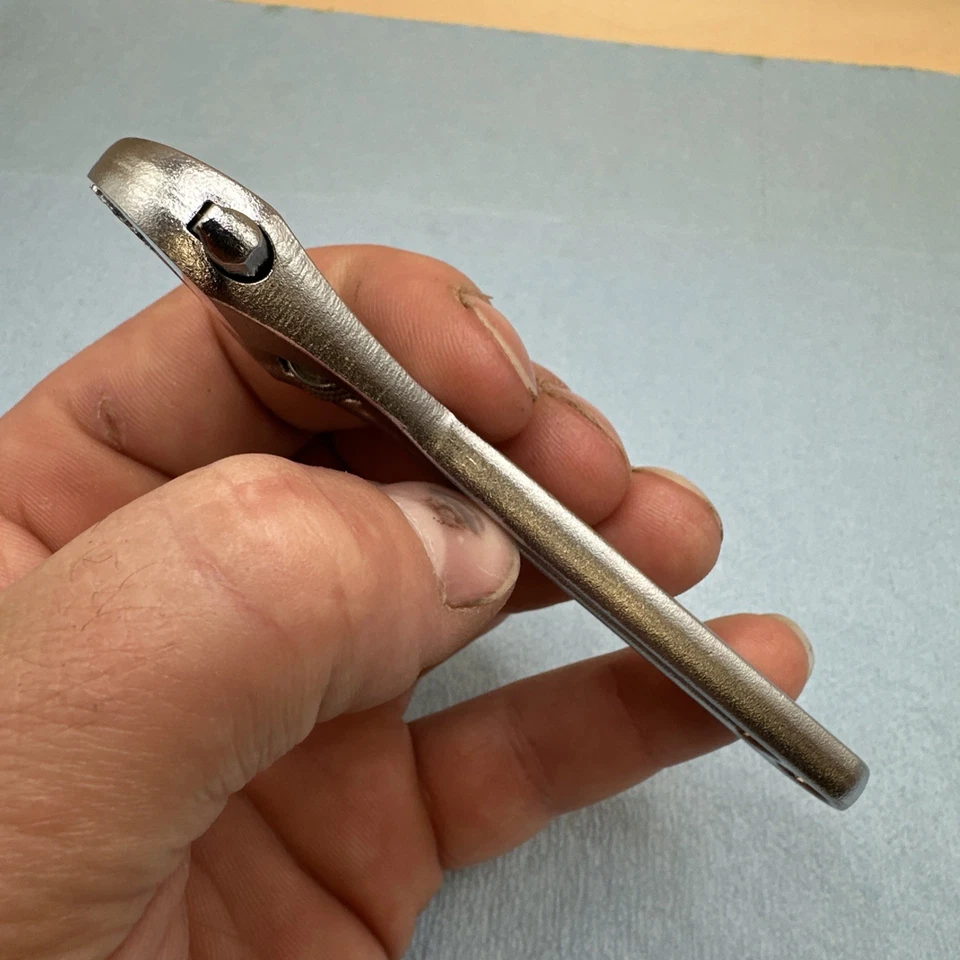 Llave Ajustable Crestoloy Media Luna 4" De Colección Hecha en EE. UU. - ¡Bonita! Foto 4 de 4