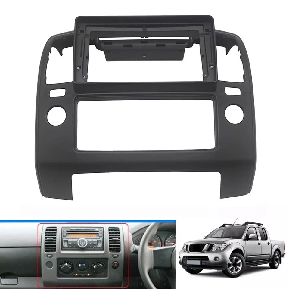 For Car Interior Car Stereo Radio Fascia Car Stereo Installation Black ABS Trim - Image 2 of 4