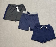 Carter's Jumping Beans Garanimals Toddler Shorts Lot 3 Blue Gray 18M