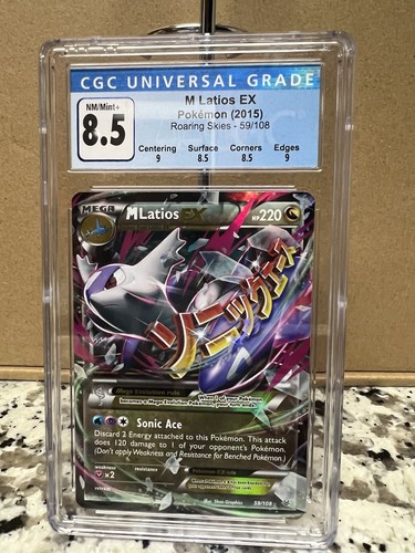 M Latios-EX graded CGC 8.5 for sale on eBay